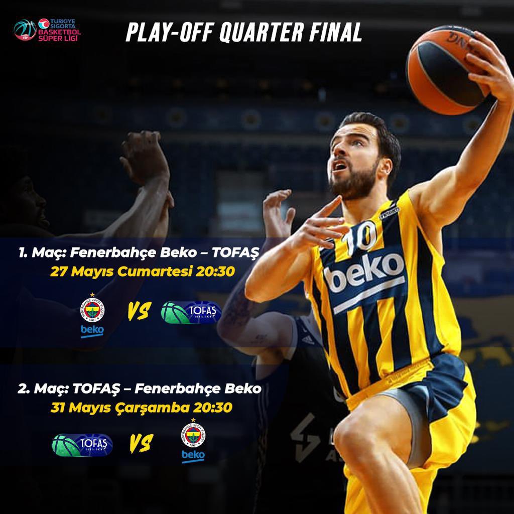 2022-23 Sezonu Basketbol Süper Ligi'nde ilk Play-Off maçımıza bugün çıkıyoruz.