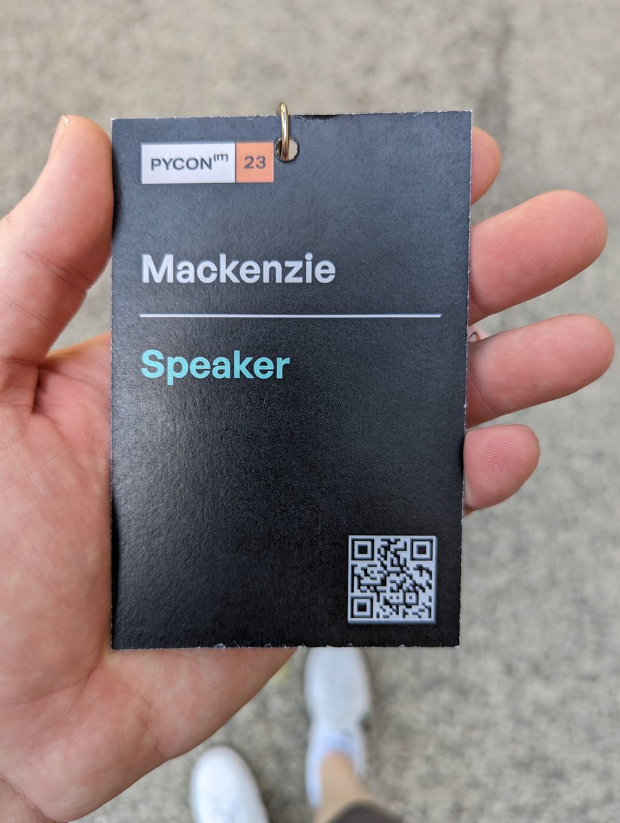 advocatemack's tweet image. #pyconItalia let&apos;s go! 🇮🇹