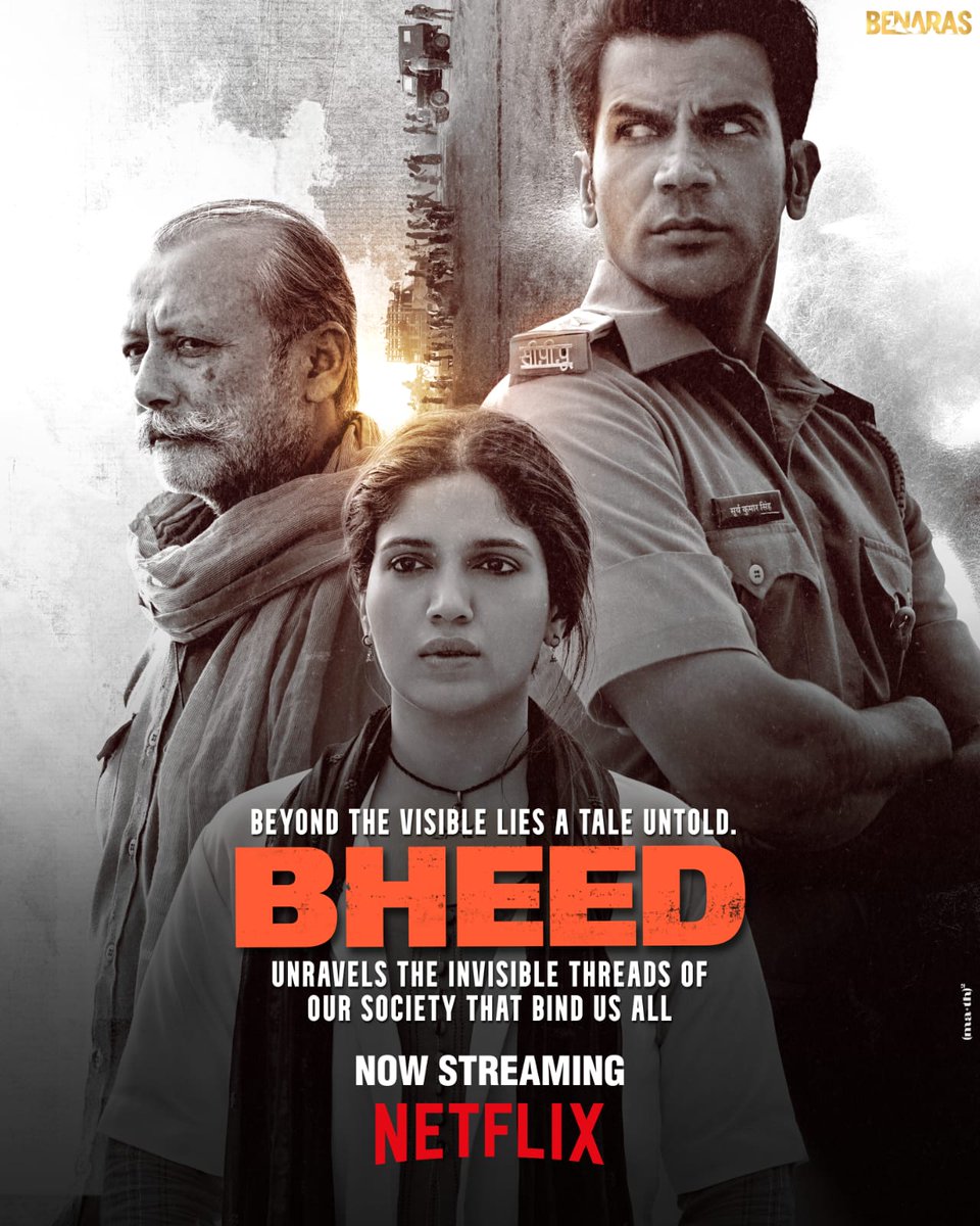 #Bheed is on #Netflix now 👏 An eye-opening film about the harsh reality of the covid lockdown that deserves to be seen!
@anubhavsinha @RajkummarRao @bhumipednekar #BheedOnNetflix @ranaashutosh10 @deespeak  #PankajKapur