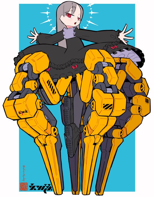 「mechanical legs」 illustration images(Latest｜RT&Fav:50)