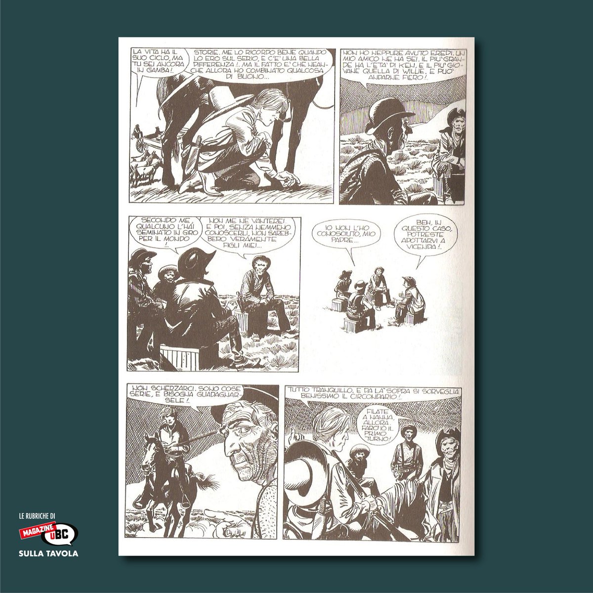 Paternità
G. Berardi- M. Mantero/ S. Tarquinio, “Sulla strada per Yuma”, Ken Parker 44, Cepim editoriale, dicembre 1981 #fumetti