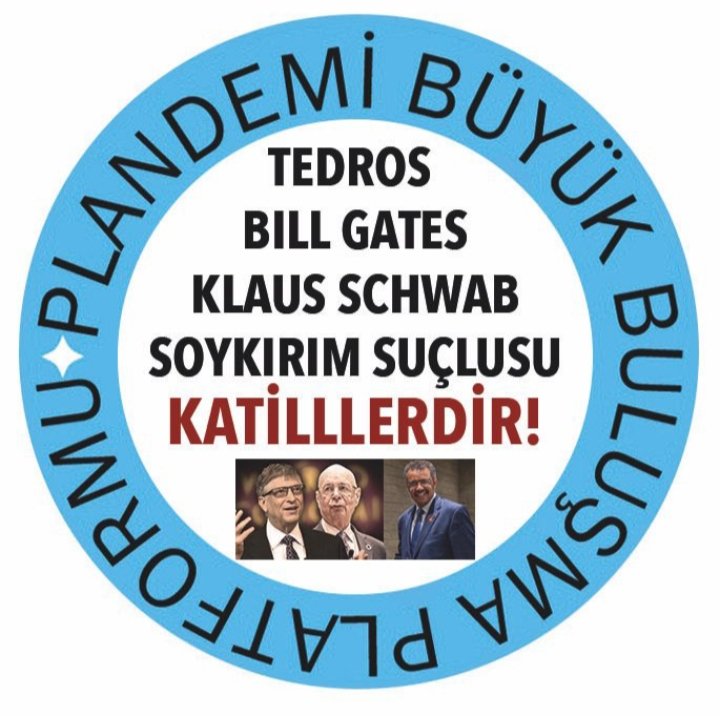 KATİLSİN TEDROS KATİLSİN BİL GATES KATİLSİN ELON MUCK👊