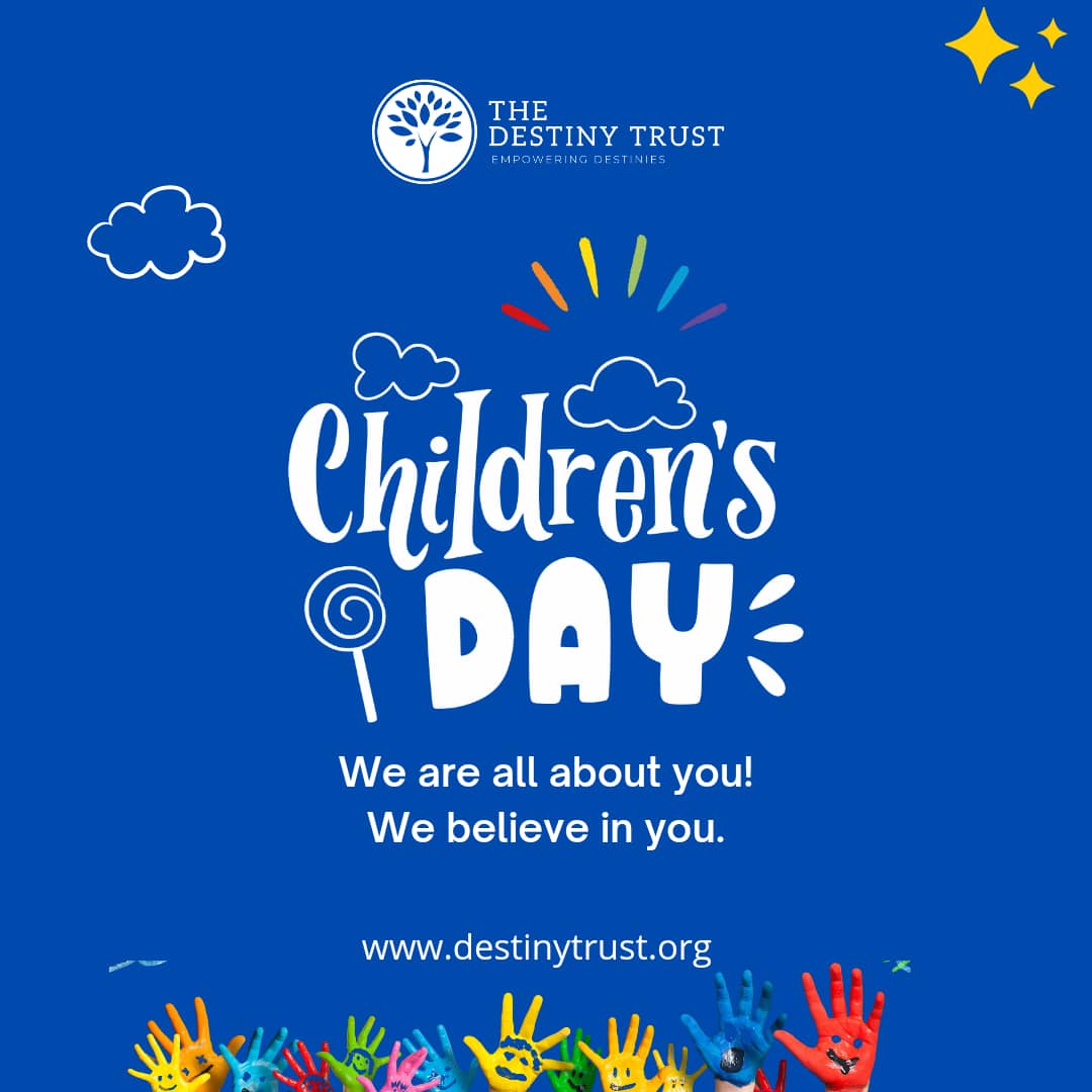 Happy Children's Day! 🎉
We are all about you and we believe in you! 
#May27 #ChildrenMatter #HappyChildrensDay