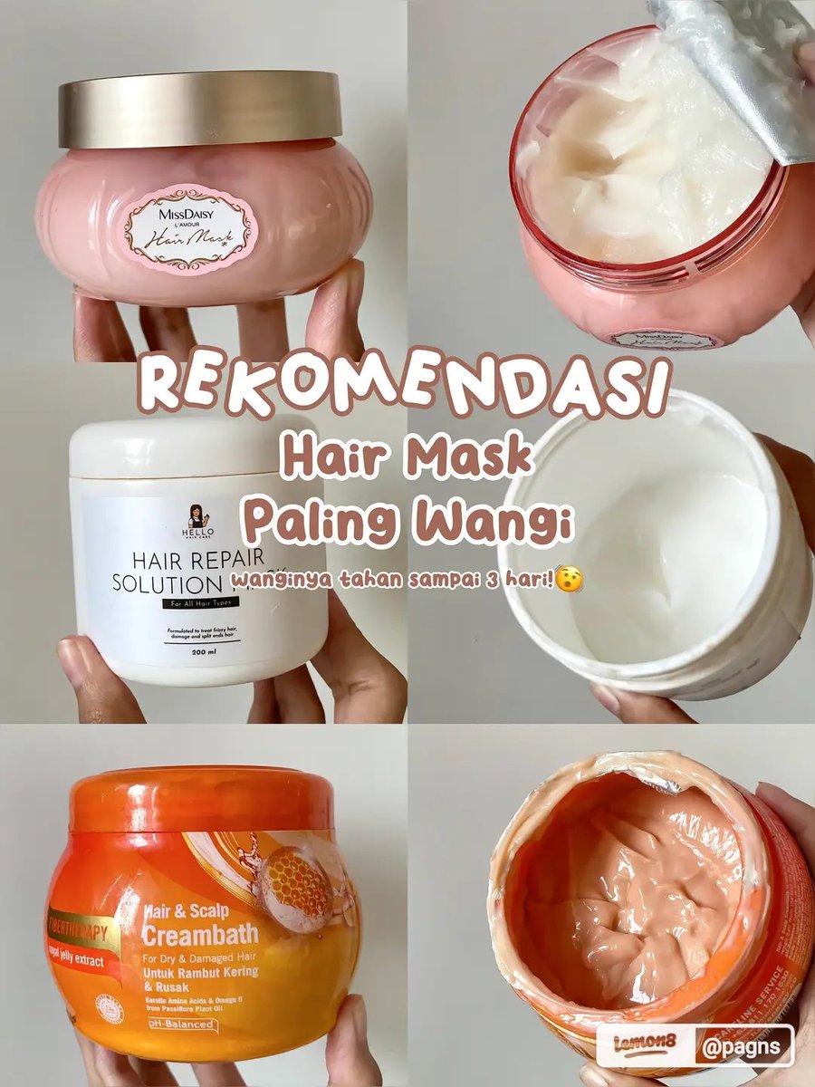 ✨ rekomendasi hair mask wangi ✨ -a thread-