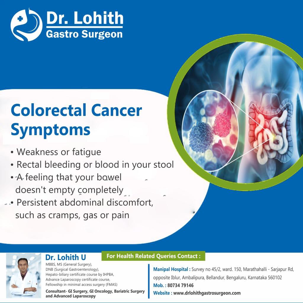 Colorectal cancer symptoms

Best colorectal cancer treatment in banglore 

#drlohithu #lohith #colorectalcancer #symtpoms #cramps #pain #gas #weakness #fatigue #colorectalcancersurgery #colorectalcancersurvivor #ColorectalCancerAwareness #coloncancer #coloncancerscreening