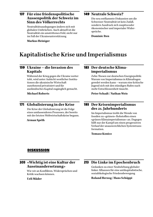 WSP_Zeitschrift's tweet photo. Heft 80 zu Ukraine, Krieg, linke Positionen: Das Inhaltsverzeichnis - JETZT bestellen!

Weitere Infos: https://t.co/fWFF0yNuuE
Heft bestellen: https://t.co/MjNewaMrxW https://t.co/0h3bzlsN0d