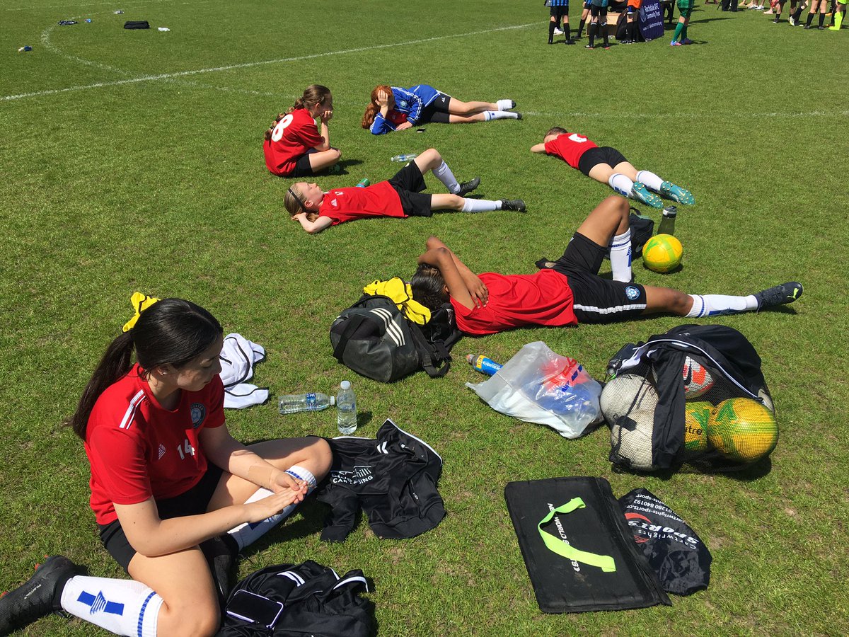 Bit hot out there today - at the home of <a href="/officiallydale/">Rochdale AFC</a> for <a href="/LadiesRochdale/">Rochdale Ladies</a> tourney. 6 wins from 6 takes the edge off the heat though! 🥇 🥇 
<a href="/agilitylifesci/">Agility Life Sciences</a> <a href="/bluestar_fc/">FC Bluestar</a>