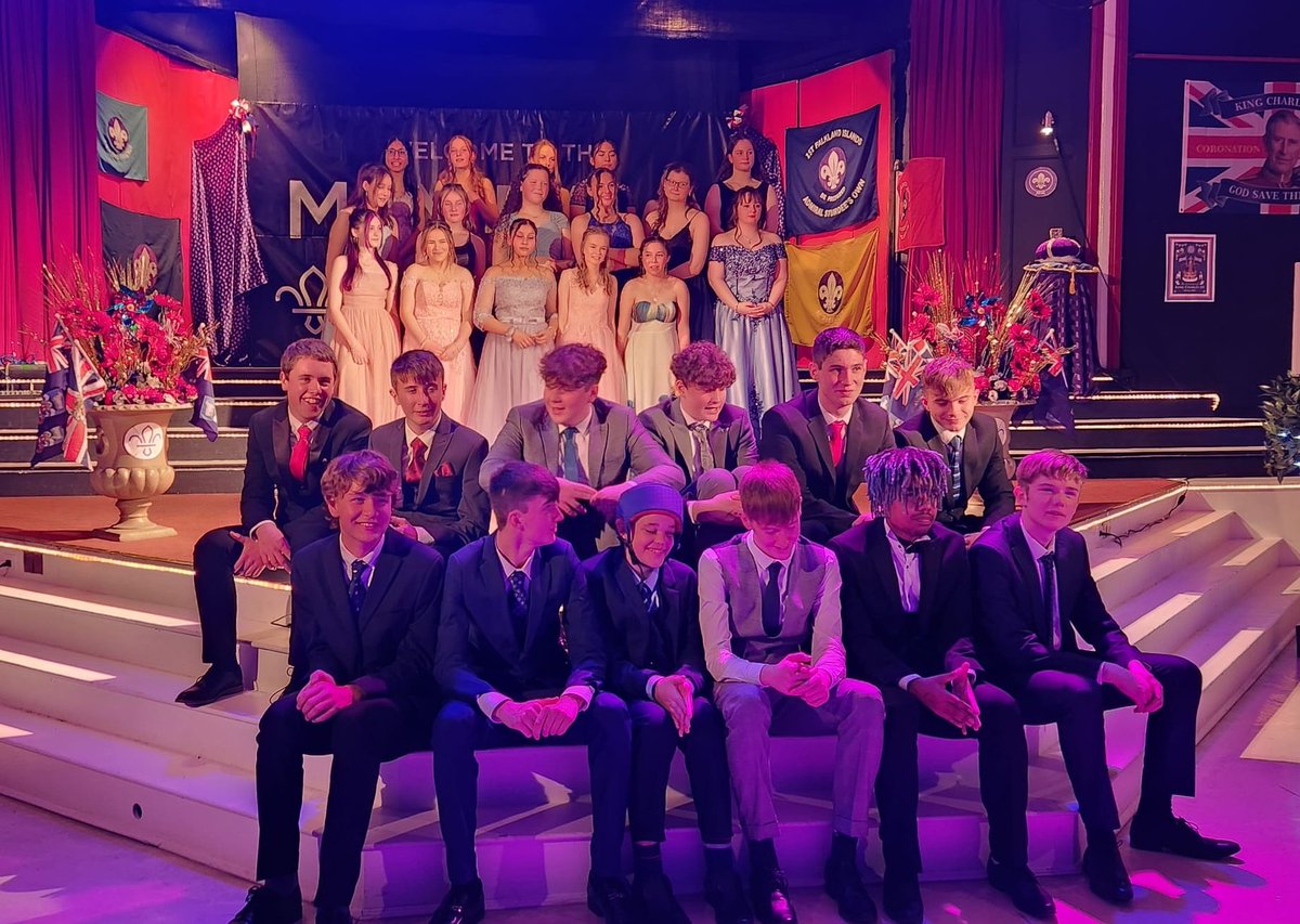 The best night out at the May Ball  yesterday.  Beautiful dancing by the year 10s and 11 students. Those who want to enter a dancing competition to choose the May Queen and Prince Charming. 
#Falklands