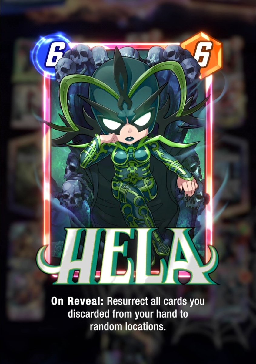 marvelguy808's tweet image. Others: &quot;Yo #HighEvolutionary is META!&quot;

Me: &quot;HELA ?!&quot; 😁🤙

The discard decks are doing well against HE for most matches. #MarvelSnap #Hela #Apocalypse #Morbius #Dracula #Modok