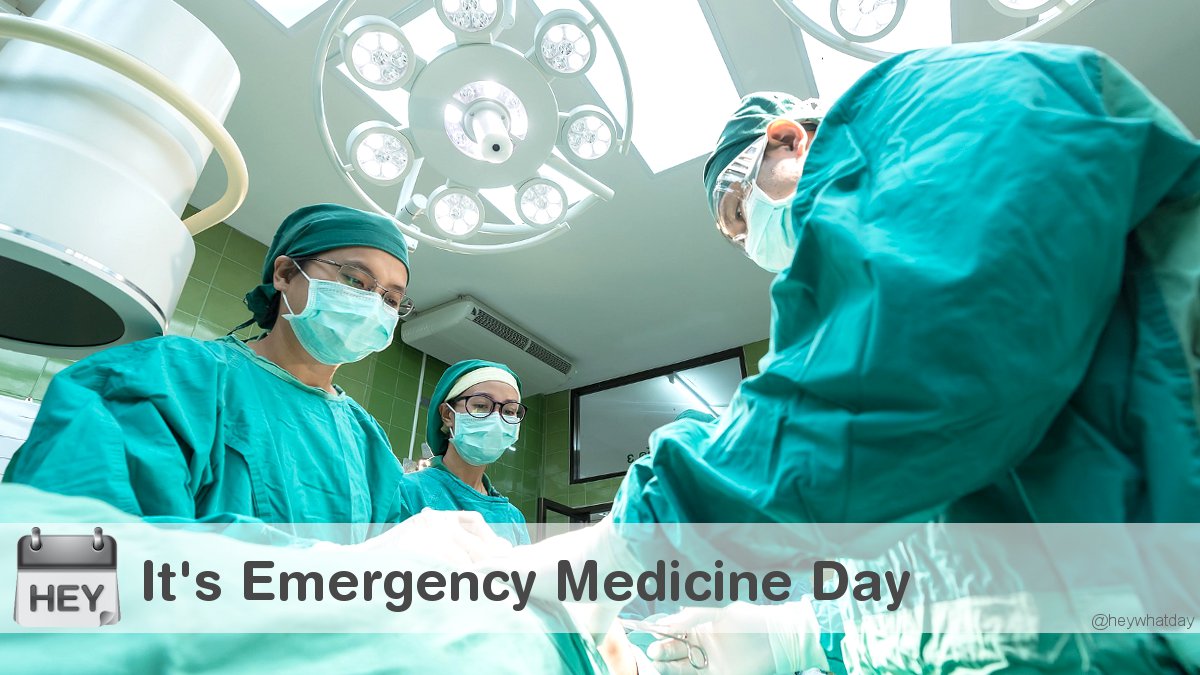 It's Emergency Medicine Day! 
#EmergencyMedicineDay #WorldEmergencyMedicineDay #Surgery
