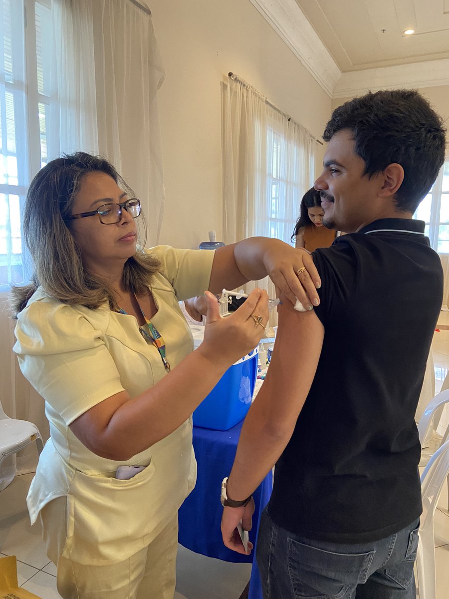 joaorabbit01's tweet image. Teve até vacina no evento da Defensoria #defensoriasim