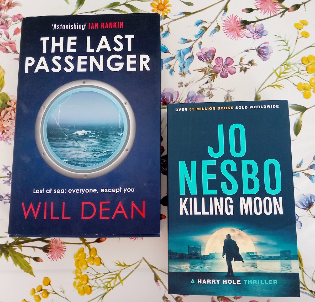 How about a #BankHoliday giveaway?

Hardback #TheLastPassenger by @willrdean @HodderBooks 

Paperback 
#KillingMoon by #JoNesbo #HarryHoleThriller @penguinrandom 

Follow me, RT #BankHoliday  and TAG x 2 #bookchums

UK Only 

I will choose a winner 6pm on 29th May 🥰❤️🥰