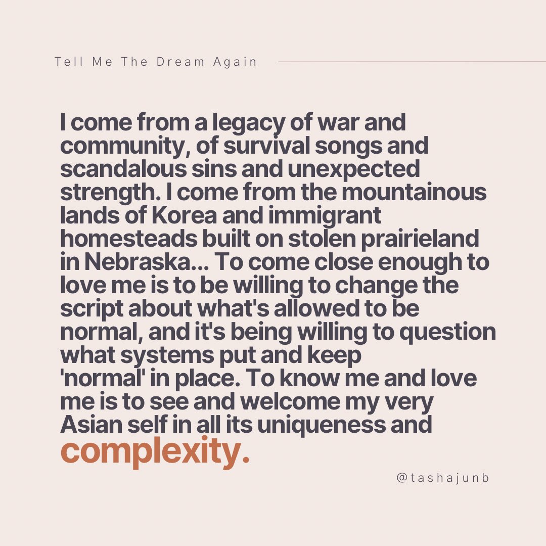 A quote from my book (available wherever books are sold) for the end of #AANHPIHeritageMonth 

Our #veryasian stories matter this month and every month. 🐅 🌺