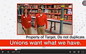 You didn’t seem to upset when Target waged its war on workers