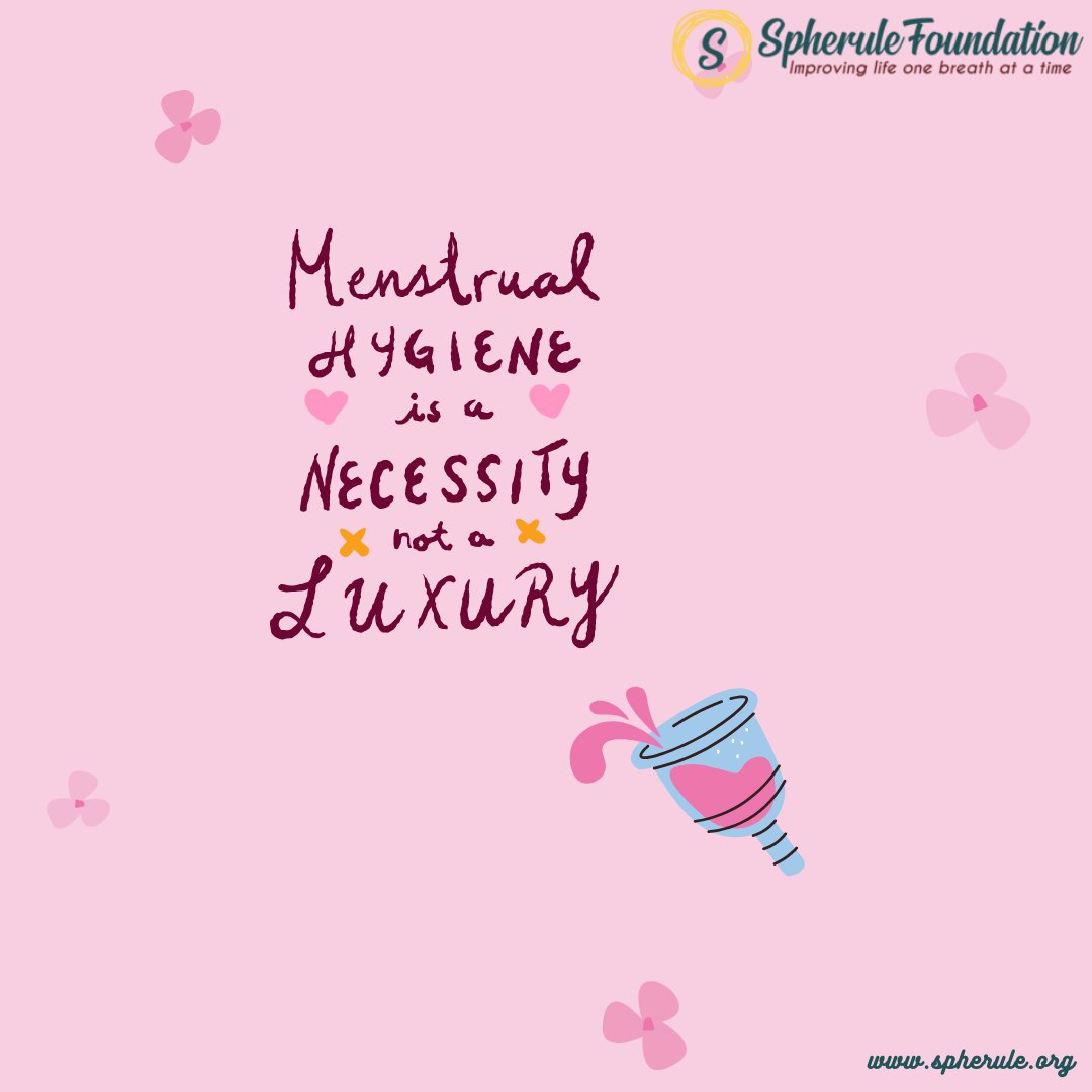 SpheruleNGO's tweet image. While Menstrual Hygiene Day is on 28 May, Our teams works on following things all year round: 
Break the taboos and end the stigma surrounding menstruation.
Raise awareness about the challenges, education, and Build affordable menstrual products.
#SpheruleFoundation