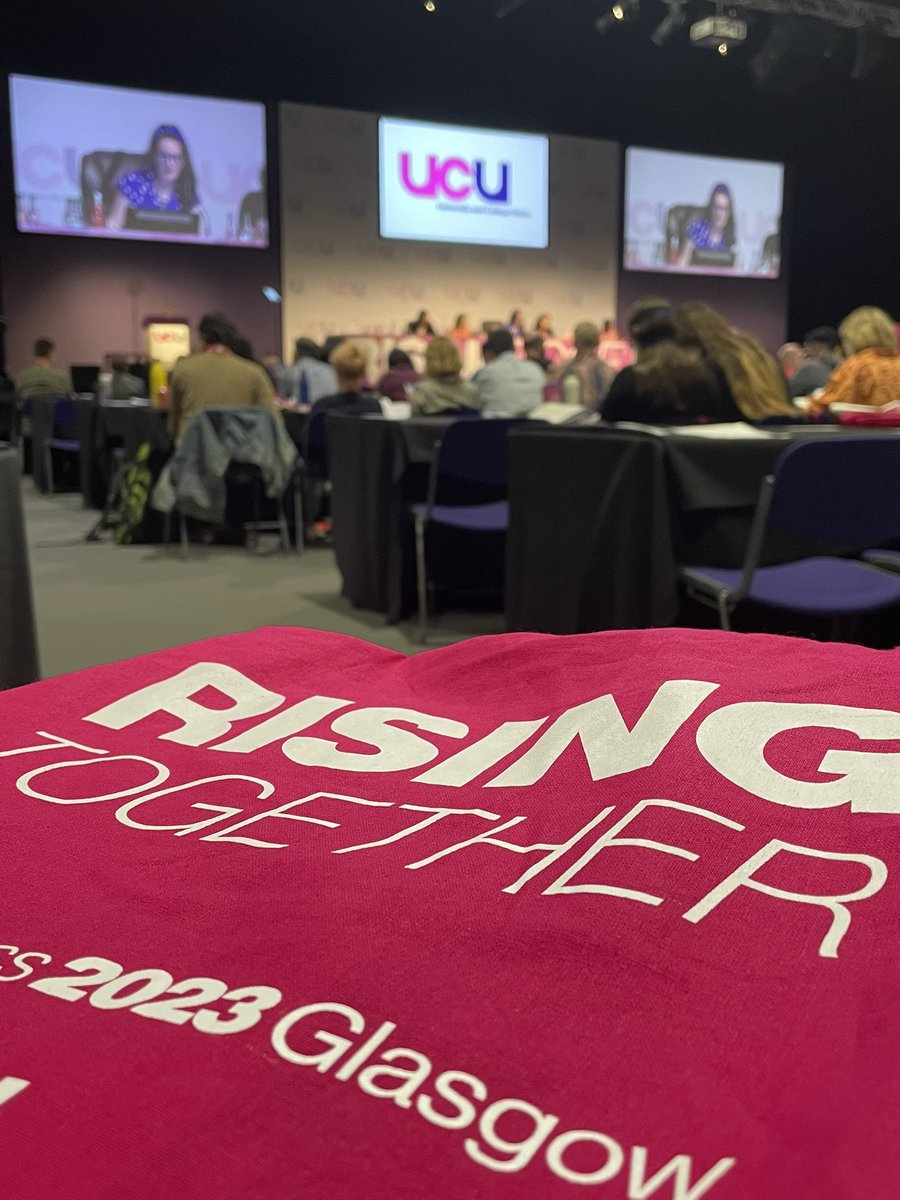 Kicking off the afternoon at UCU congress with… 
#ucutogether #ucu