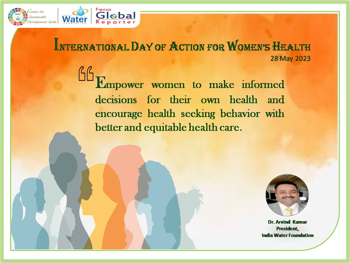 #internationaldayofactionforwomenshealth2023 #womenempowermentmovement #EqualForMore #women4biodiversity #ActforEqual #socialchange #communityempowerment #girlseducation #girlsempowerment #genderequality #UrbanSlums #womenshealthmatters #stopviolenceagainstwomen @g20org