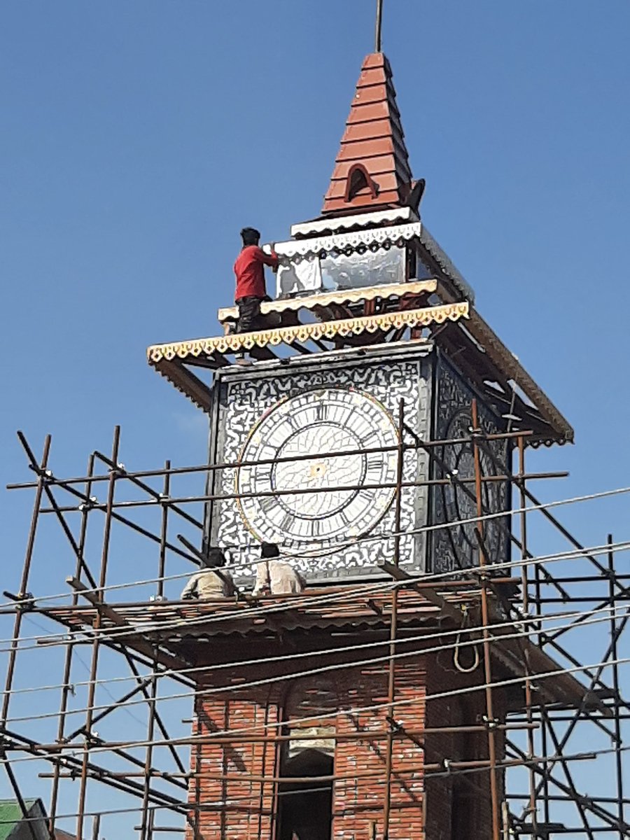 dailyasiaspeaks's tweet image. The renovation of #Ghanta_Ghar_Lalchowk is on in full swing and is being done with the #latest_technology
@srinagaradmin 
@SMC_Srinagar 
@AtharAamirKhan
