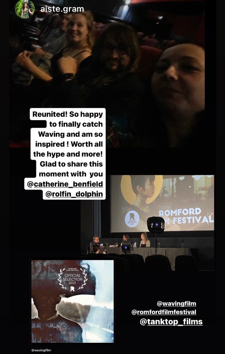 TamingOlivia's tweet photo. The Romford Film Festival was wonderful. Thank you so much for letting us be a part of if! ❤️ https://t.co/T4H8AOxrNA