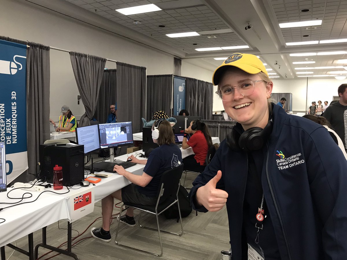 Skills Canada: NC students supporting each other!  @niagaracollege @NCgameDev @kgordon077 #myncstory #SCNC2023