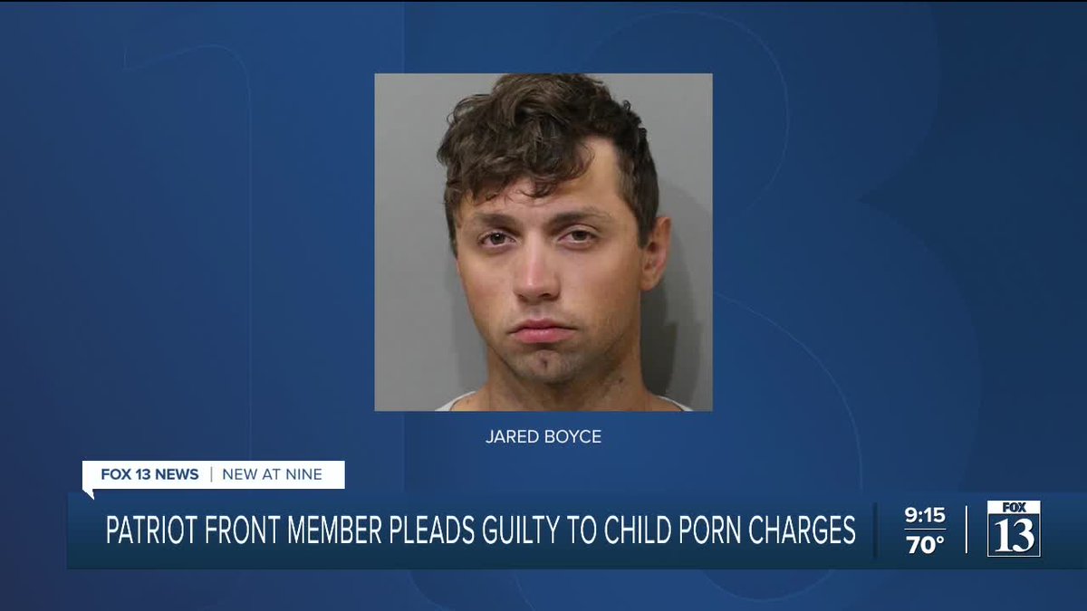 Patriot Front Member Who Menaced Idaho Pride Event Pleads Guilty To Nine Felony Child Porn Charges [Video] - joemygod.com/2023/05/patrio…