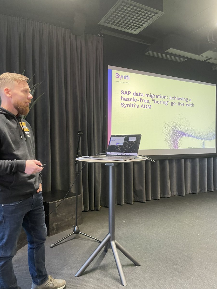 seVladimirs's tweet photo. And next speaker is Vladimirs with his topic on Data Migration #SITRiga https://t.co/D6UaZ9JoQi