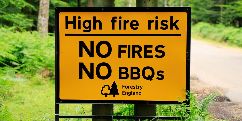 ⚠️With the weather warming up #DorsetForests are now officially on amber alert for the risk of wildfires. ⚠️🔥

Please remember that BBQs & fires of any kind are banned in the Forest all year round to help keep the area safe. 

#BringAPicnicNotABBQ #BeWildFireAware