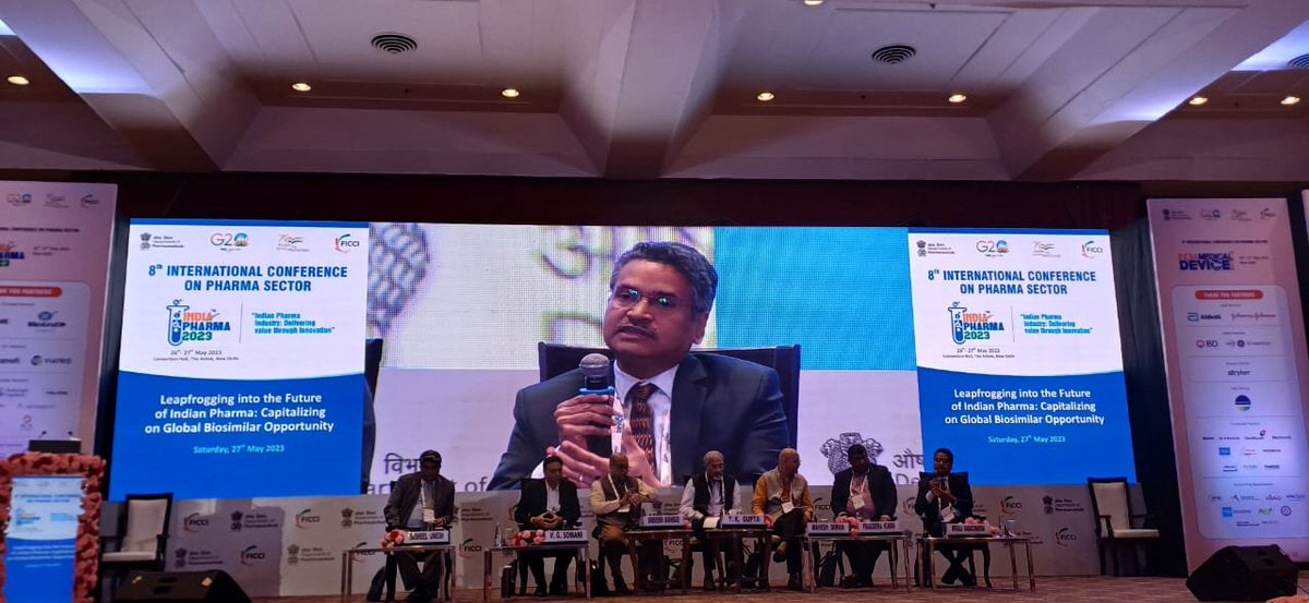 IndiaPharma2026's tweet photo. Having established ourselves as a big player in Generics, it is a natural succession to move to biosimilar as it is already widely accepted. : Dr. Murali Ramachandra, CEO, Aurigene Discovery Technologies Ltd
#IndiaPharma #IndiaMedicalDevice
@ficci_india
@Pharmadept https://t.co/sA0U8eML42