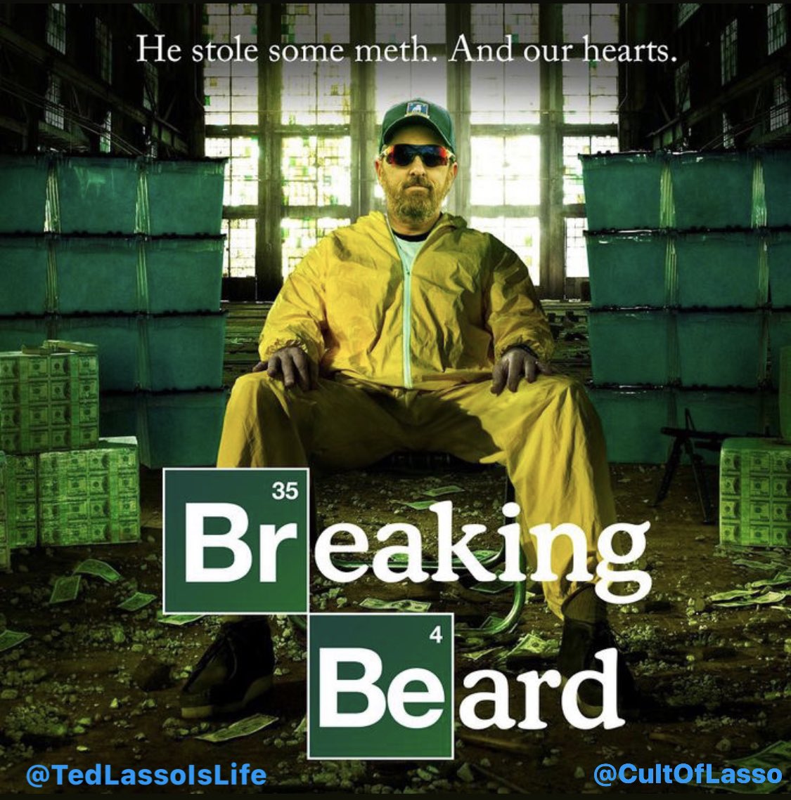 TedLassoIsLife's tweet image. Ted Lasso x Breaking Bad