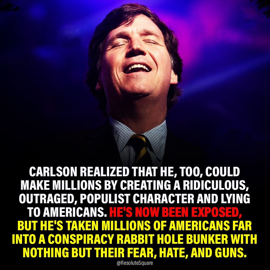 As Tucker Carlson prepares to take his show to Twitter, Fox News, Rupert Murdoch's network, that fired Tucker last month, dismantled the studio it had built at his home in Maine. 'They took the set and everything—all the equipment, chairs, desk, fake walls, everything.'