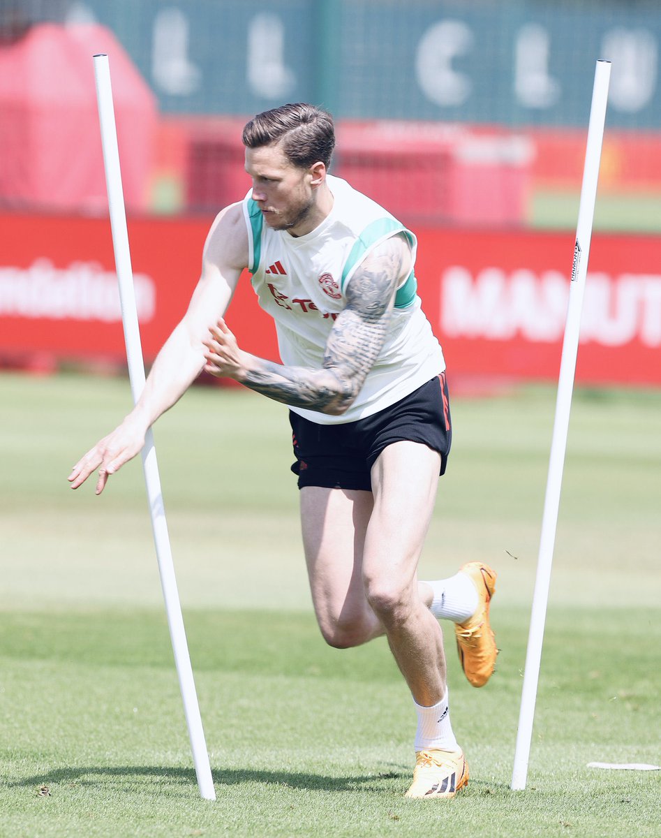 UnitedUpdates's tweet image. 📸 Preparation for the last Premier League game tomorrow. #MUFC