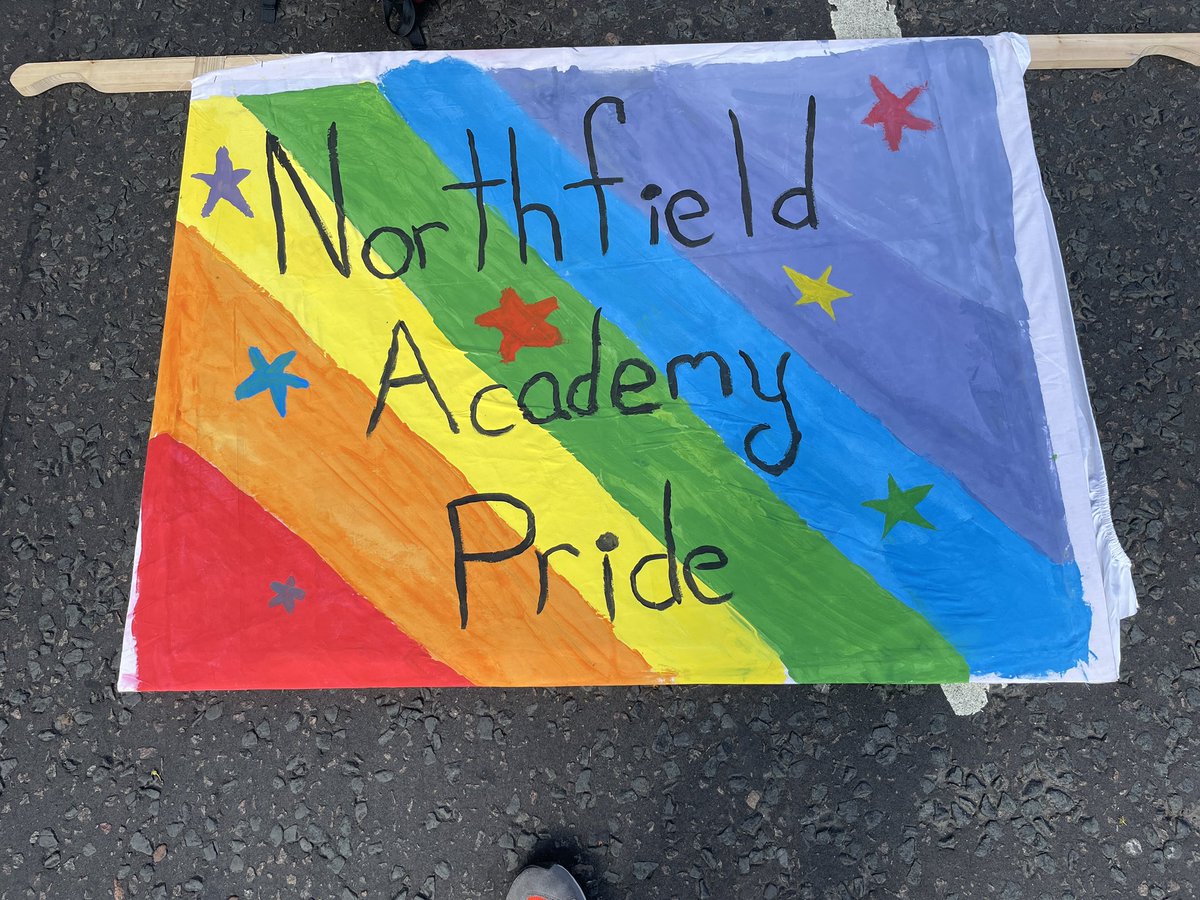 PrideNorthfield's tweet photo. Ready at @GrampianPride @northfieldaca https://t.co/WNbY0WUTb8