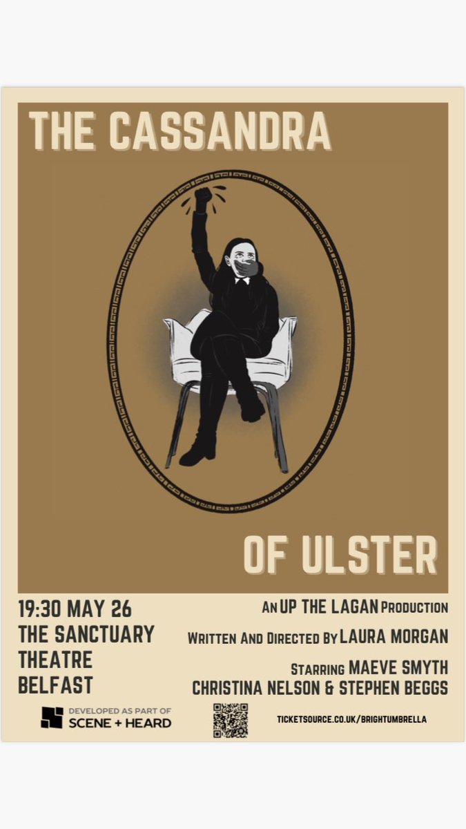 Interesting show last night from <a href="/lauramarymuriel/">Laura Morgan🌈🪄🧙✍️</a> at <a href="/UmbrellaDrama/">BrightUmbrella</a> Tough subject matter with really measured and thought-provoking post-show discussion. I hope it to see it develop more and when it does - be sure to take your older family members to keep these discussions going