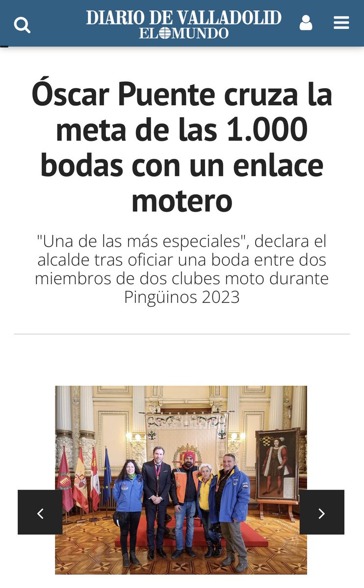 oscar_puente_'s tweet photo. Hoy, como todos los últimos sábados de mes, si la agenda lo permite, oficio bodas. Hoy serán 5. Es lo mismo que hice la jornada de reflexión de hace 4 años. Ha habido bodas que han supuesto hitos. La primera gay. La numero 500. La 1000. La de pandemia. La motera… https://t.co/p9FeR71ce0