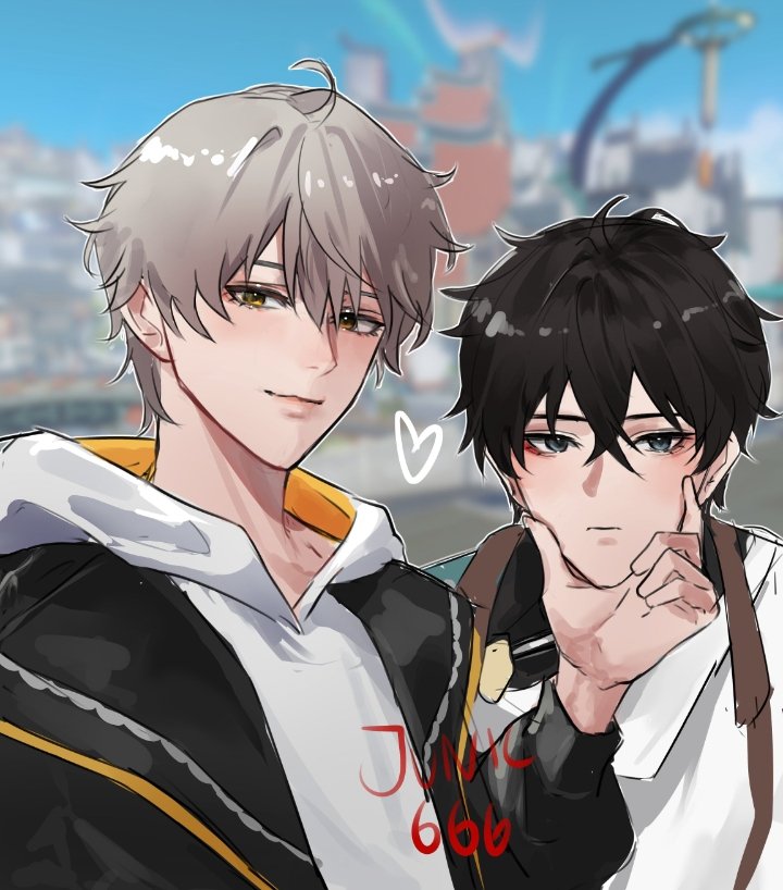 hey let's take a pic together!  #honkaistarrail #danheng #Caelus #dancae