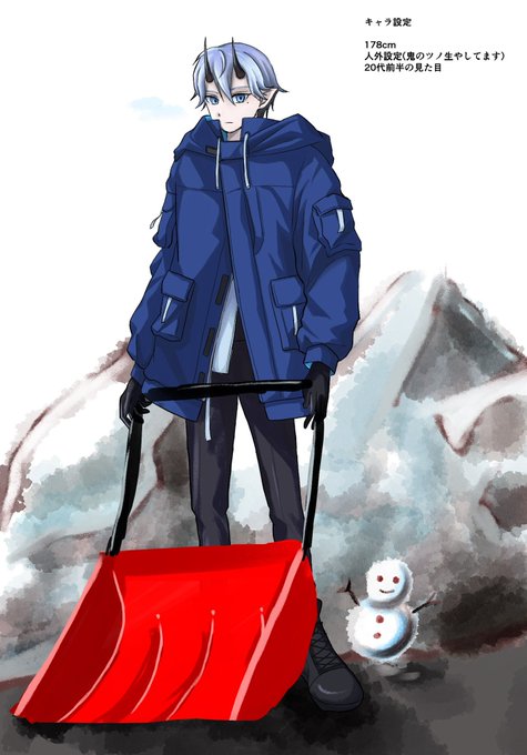 「シャベル 雪だるま」のTwitter画像/イラスト(新着)
