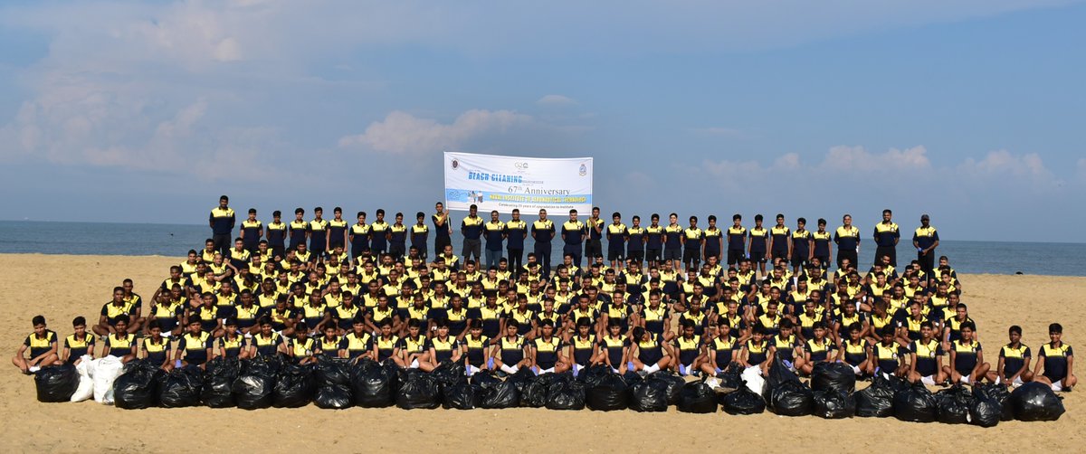 IN_NIAT's tweet photo. #NIAT kickstarted #67th anniversary celebrations with #Coastal #Cleanshipdrive, Walkathon and Games at #Vypin Beach #Kochi. A small contribution towards creating a sustainable and plastic free paradise.
#IndianNavy
#PuneetSagarAbhiyan
#Cleanshores
#fitIndia https://t.co/4NgtpOThZo