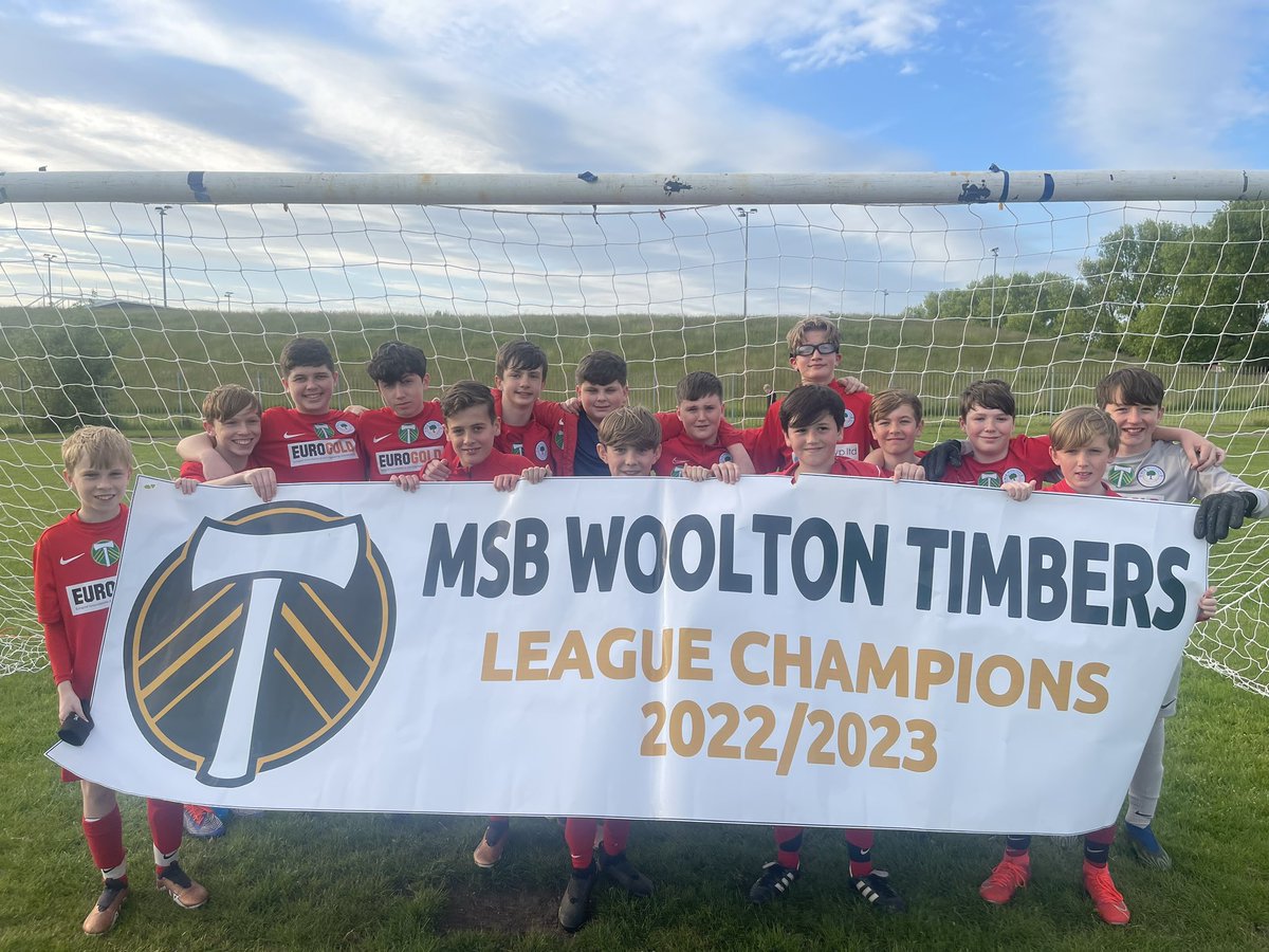 Finally..TIMBERS are DOUBLE League CHAMPIONS🏆🏆
Shame we recently lost in the cup final against a good side but as a unit the boys worked hard all season to make this happen. Absolute graft getting there but now the boys can celebrate there massive achievement. <a href="/WooltonJuniorFC/">MSB Woolton FC</a>