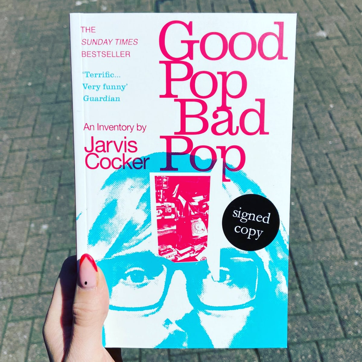WstonesCarm's tweet photo. Signed copies of Jarvis Cocker's #GoodPopBadPop in store now for all you common people out there! 
#JarvisCocker https://t.co/m1mwrD6Coc
