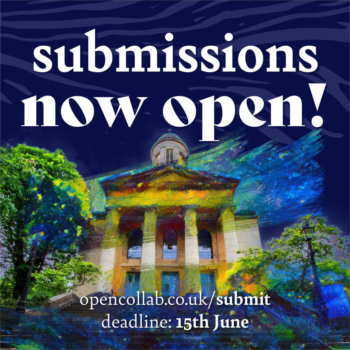 theopencollab's tweet photo. Alright alright alright! Submissions are now open!

Send us a video performance of your poem all about our INTERNAL WEATHER SYSTEM and we'll create a musical world around your words LIVE at our show on 1st July at @stgeorgesbris

Submit your poetry here: https://t.co/yaOhE1OvOh https://t.co/GuL0UgIwmG