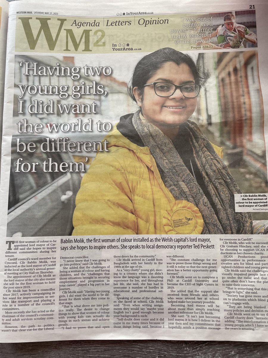 Jane Hutt (@janehutt) on Twitter photo Congratulations Councillor Bablin Molik the first ethnic minority woman appointed this week as Lord Mayor of Cardiff <a href="/WG_Communities/">Welsh Government Communities</a> @RebeccaEvansMS <a href="/REFCardiffVG/">Race Equality First</a> <a href="/rcccymru/">Race Council Cymru</a> <a href="/eystwales/">EYST- Ethnic Minorities & Youth Support Team Wales</a> Congratulations Councillor Bablin Molik the first ethnic minority woman appointed this week as Lord Mayor of Cardiff <a href="/WG_Communities/">Welsh Government Communities</a> @RebeccaEvansMS <a href="/REFCardiffVG/">Race Equality First</a> <a href="/rcccymru/">Race Council Cymru</a> <a href="/eystwales/">EYST- Ethnic Minorities & Youth Support Team Wales</a>