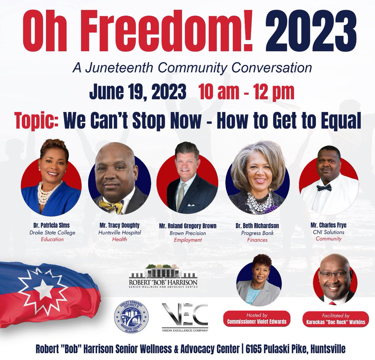 Be the change you wish to see in your community. Join us for a conversation w/ community leaders on equality versus equity in the areas of education, health/healthcare, finance, employment/training, and community. It is a Juneteenth discussion that we can all take something away
