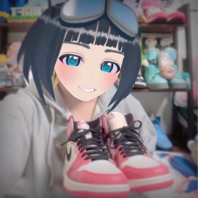 買っちゃった  #えがきぐりこ #vtuber #VirtualFace #nike