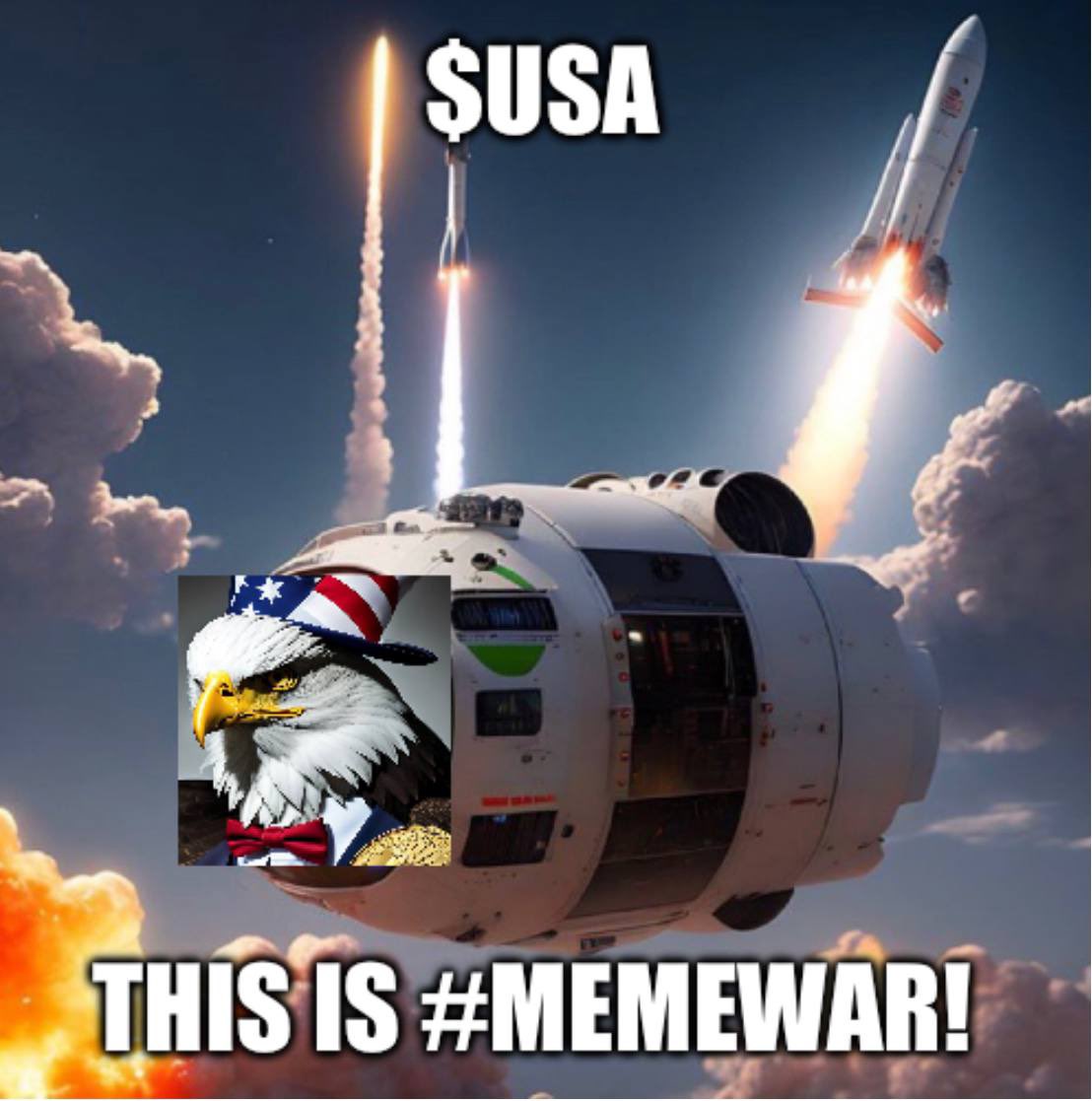 $USA #memewar #memecoin