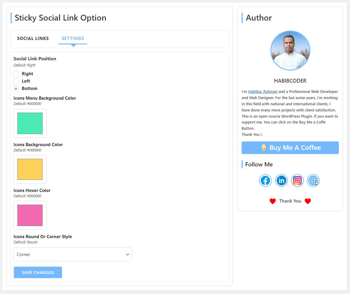 habibcoder's tweet image. My other WordPress Plugin is approved in WordPress Repository.
Plugin Name: Sticky Social Link
Plugin URL: wordpress.org/plugins/sticky…
I have used here HTML, CSS, PHP
#habibcoder #plugin #wordpressplugin #plugindeveloper #wordpressdeveloper #webdeveloper #themedeveloper