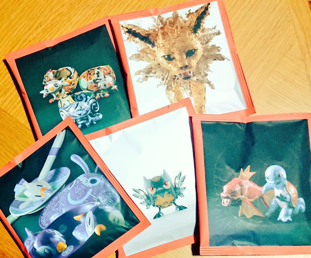 ポケモン×工芸展で購入したコーヒーを開封。今日から五日間、これでお仕事頑張るんだ！可愛い💕 https://t.co/4lmAJPq10P