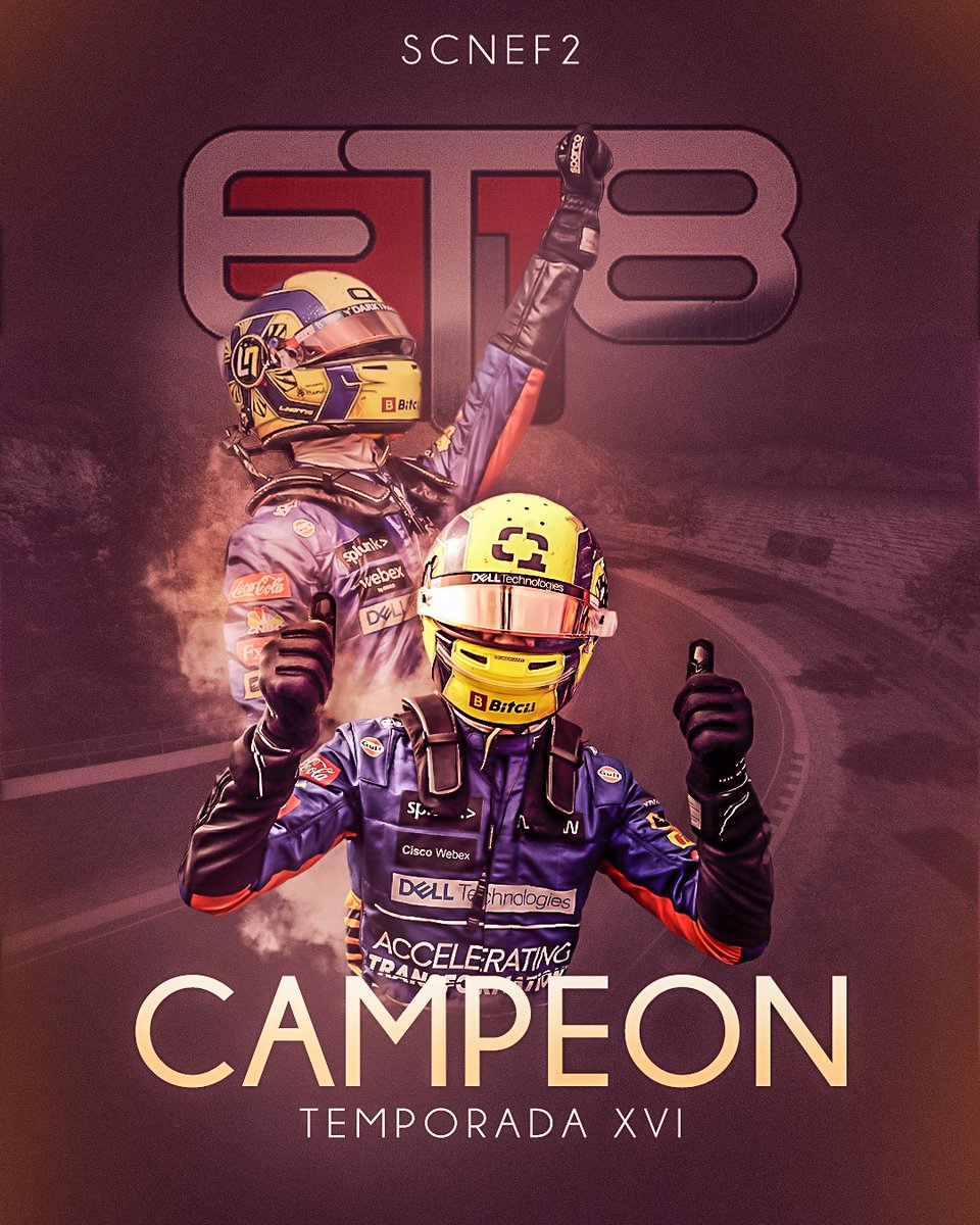FFCSeries's tweet photo. #SCNEF2 | 🏆 ¡¡ES OFICIAL!! ¡¡ @ET8eSports ACADEMY ES CAMPEÓN DE SCNEF2 !!

🔥 El equipo dirigido por @marc_diloy consiguió en Abu Dhabi su primera SCNEF2, después de una temporada muy trabajada y competida, donde sus pilotos se dejaron todo en pista.

🤝 ¡Enhorabuena a todo ET8! https://t.co/zKUpqY90Y7