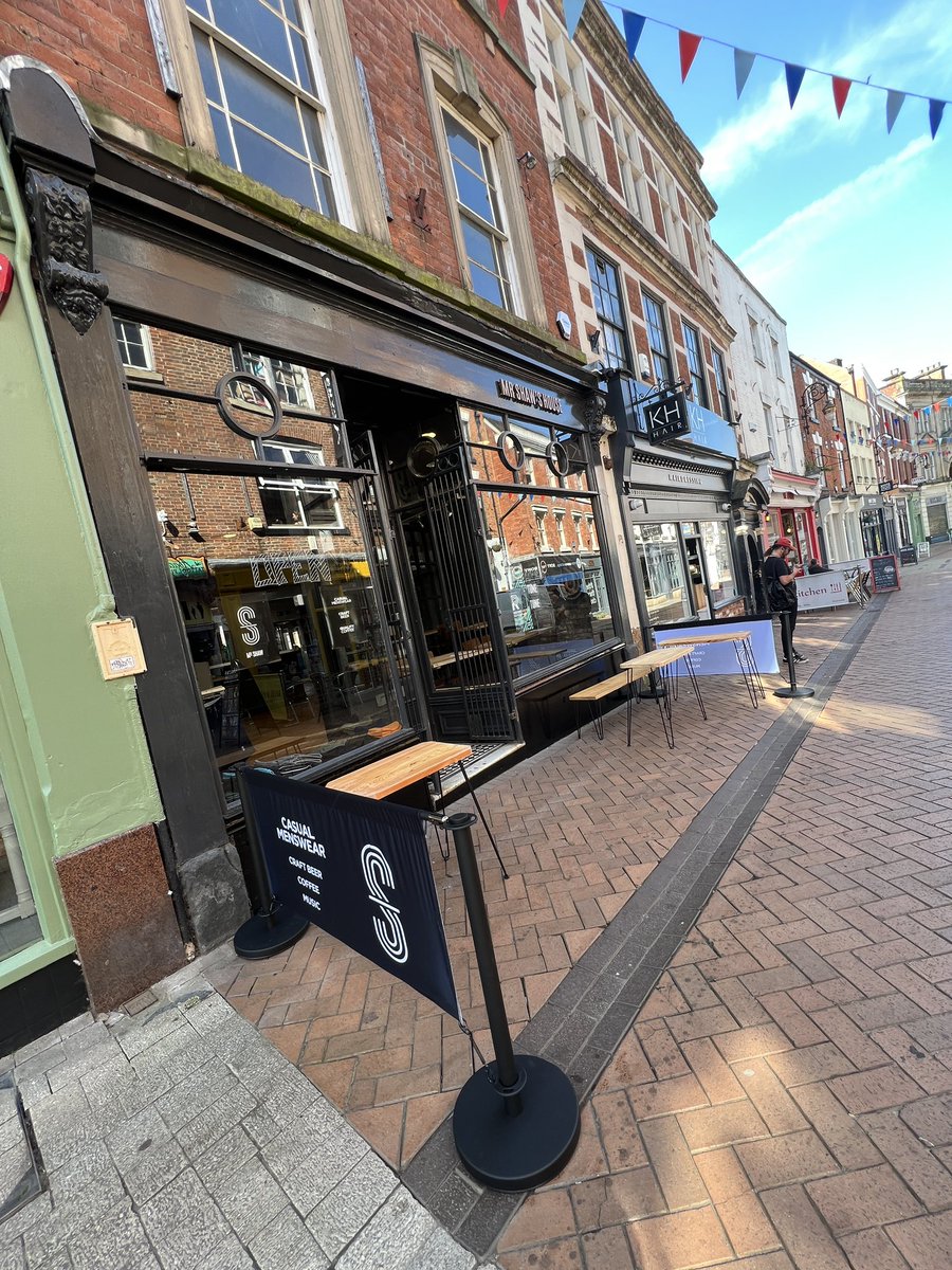 MrShaw75's tweet image. We are officially open. Much love #Derby #sadlergate

Clothing, Coffee, Craft Beer and music 🎶
