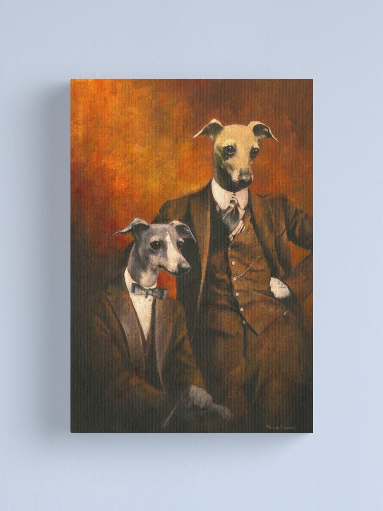 Whippet and Italian Greyhound inspired canvas prints 
#whippets #iggy #sighthounds 

redbubble.com/i/canvas-print…