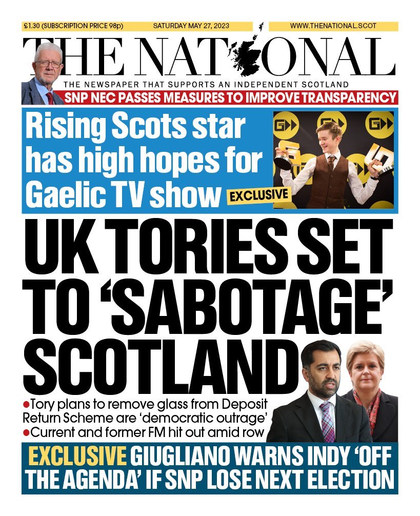 Late last night, Westminster told the Scottish Government what it can and can’t do with deposit return, and the big element is they’re trying to force Scotland not to include glass.

A thread 🧵👇